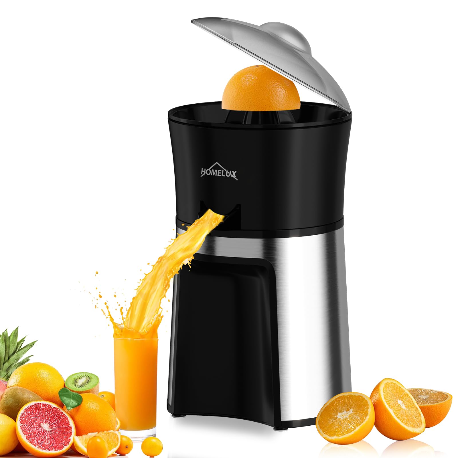 AD-31, Citrus Juicer Motor hiusing with up part Black color down part with Stainless steel 220-240V.50/60Hz, 30W