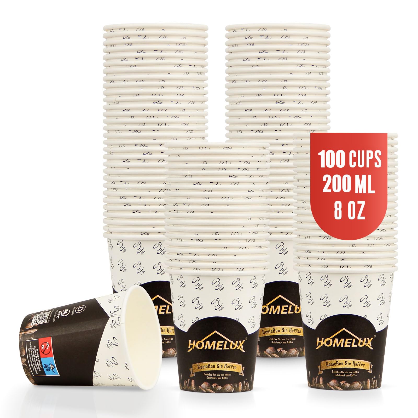 8oz paper cup, H-CU002