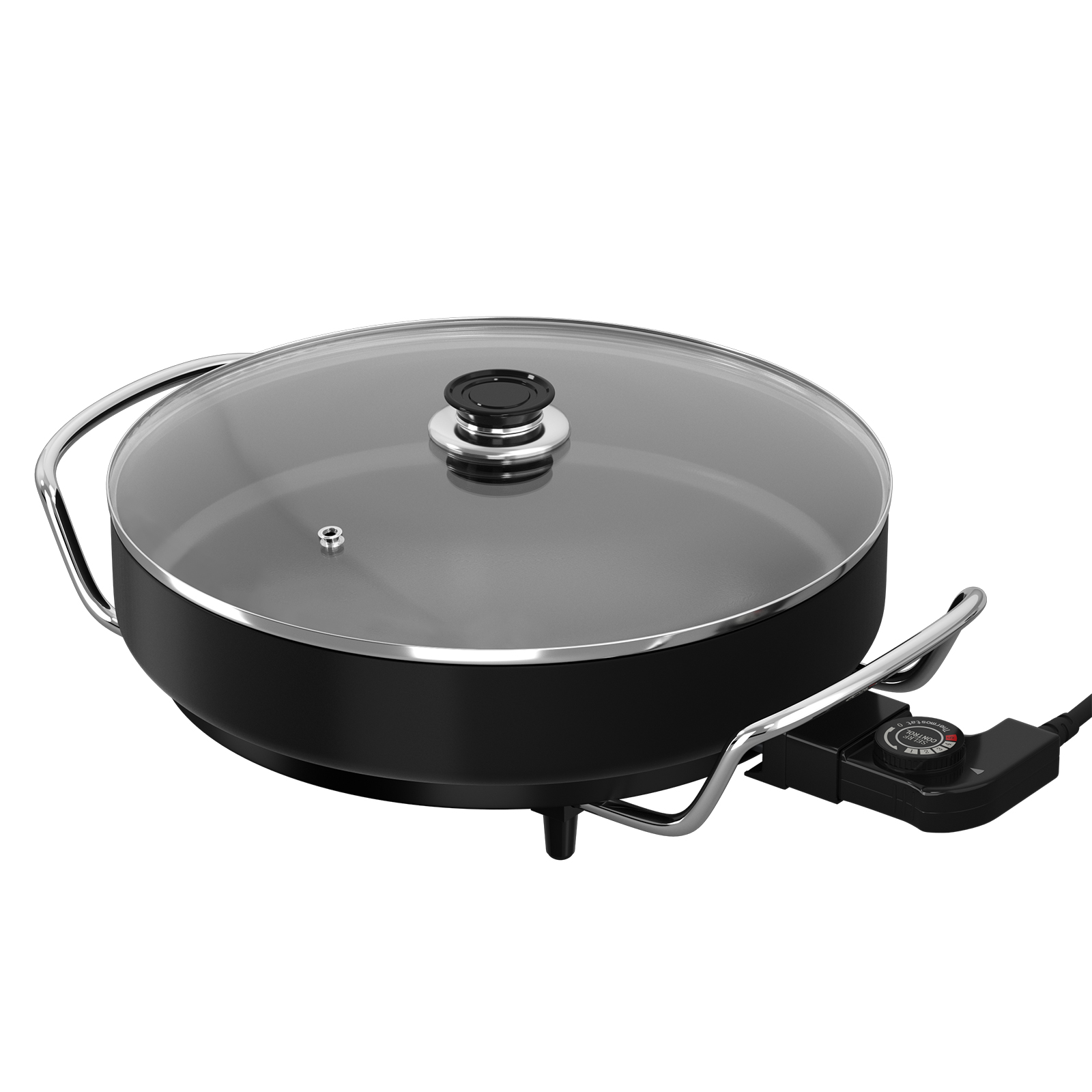 Electric Pot Wirh s/s Handle +black non-stick coating, PP-010（40*7）