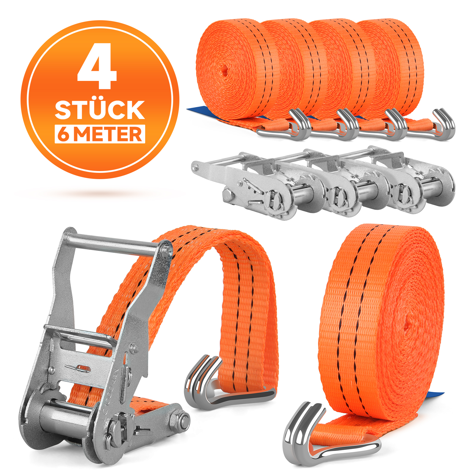 4xZurrgurte mit Ratsche，HL-LSWR