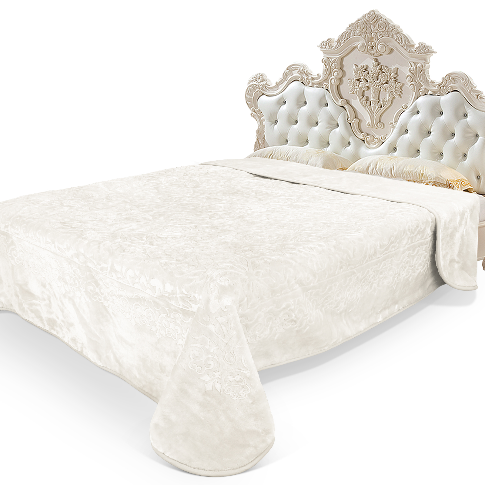 100%Polyester Decke 1Ply Raschel schöne Qualität solide geprägte Decke , Größe:200X240cm ,HL-B3SECR