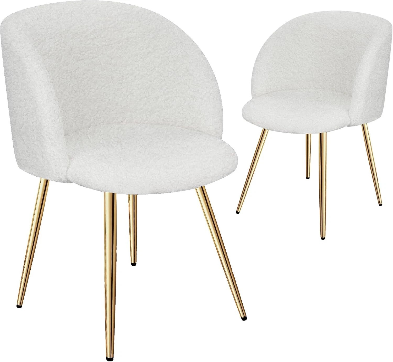 Set of 2 dining room chairs Living room chair Metal legs Upholstered chairs with armrests（Chair-HL-80GDWT）